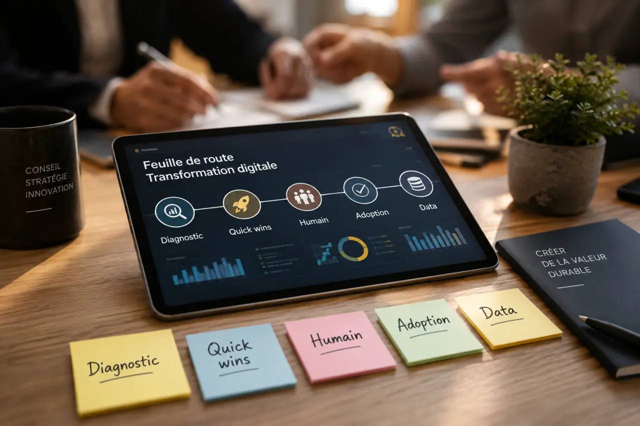Réussir sa transformation digitale : du diagnostic aux quick wins, sans oublier l’humain
