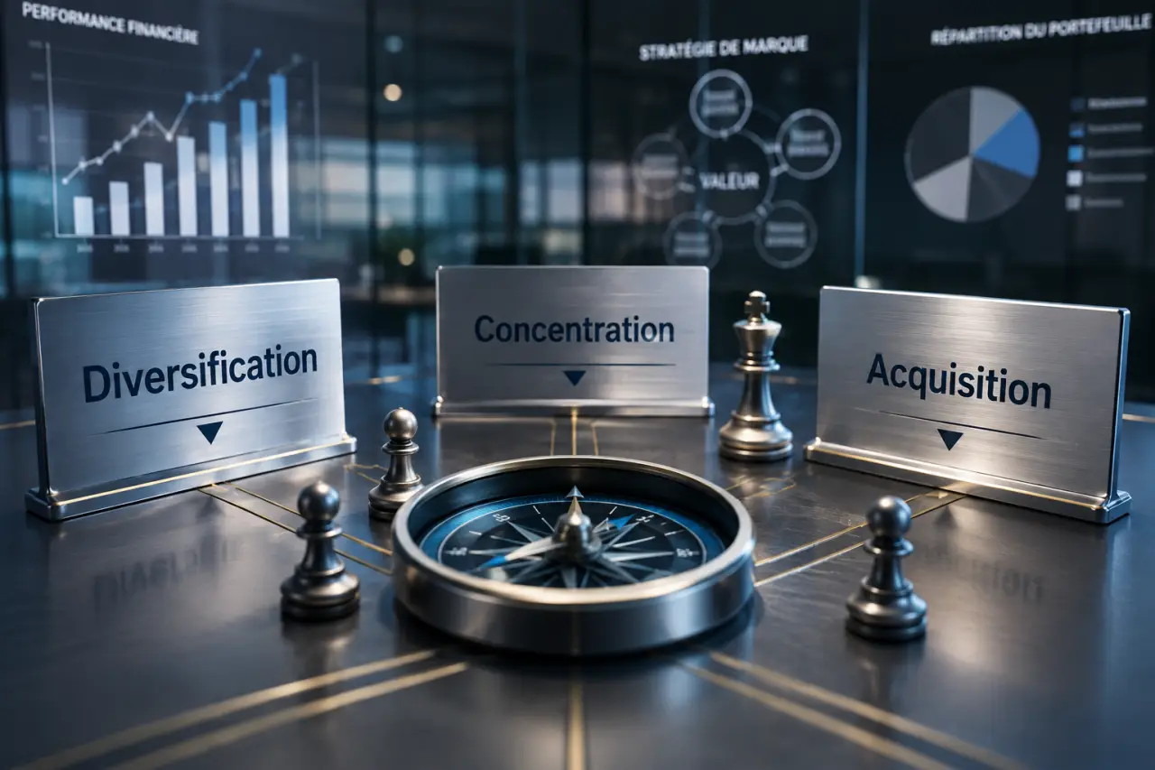 Corporate stratégie : choisir son périmètre entre diversification, concentration et acquisition